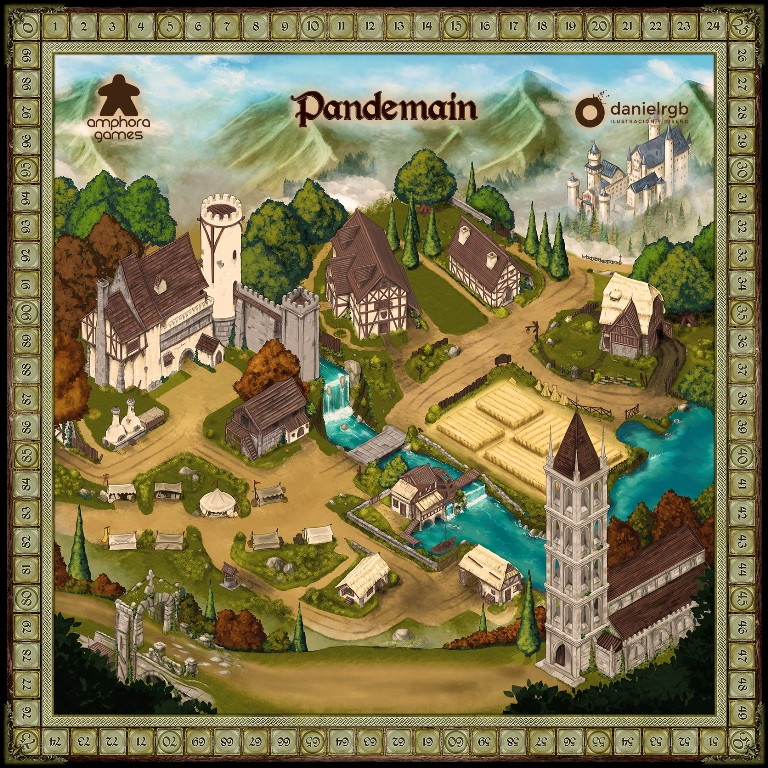 Tablero Pandemain Amphora Games