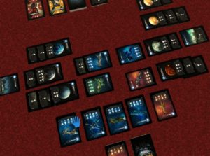 Penturus: Duel, cartas de juego