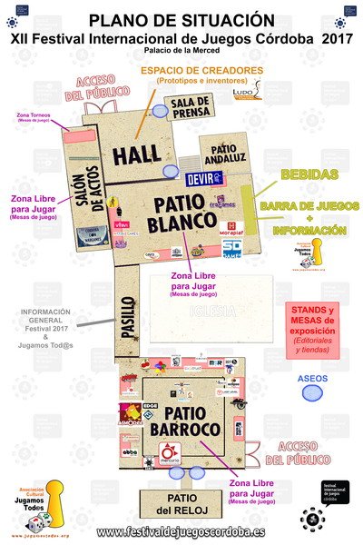 Plano de situación festival córdoba